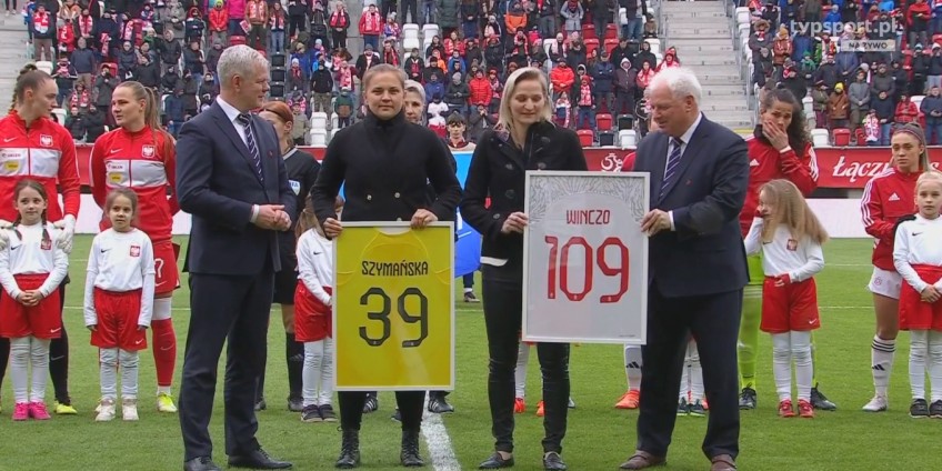 Winczo i Szymańska uhonorowane za kadrę