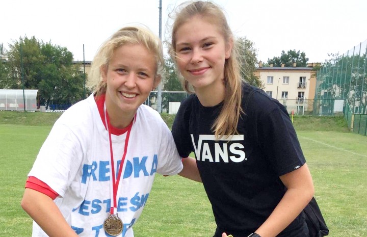 Paula Oleksiak już z golem