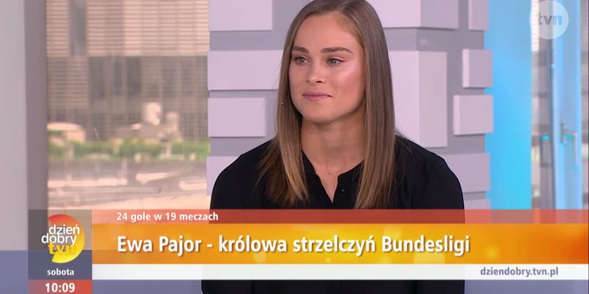 Ewa Pajor w Dzień Dobry TVN