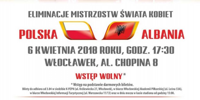 Bilety na mecz z Albanią we Włocławku