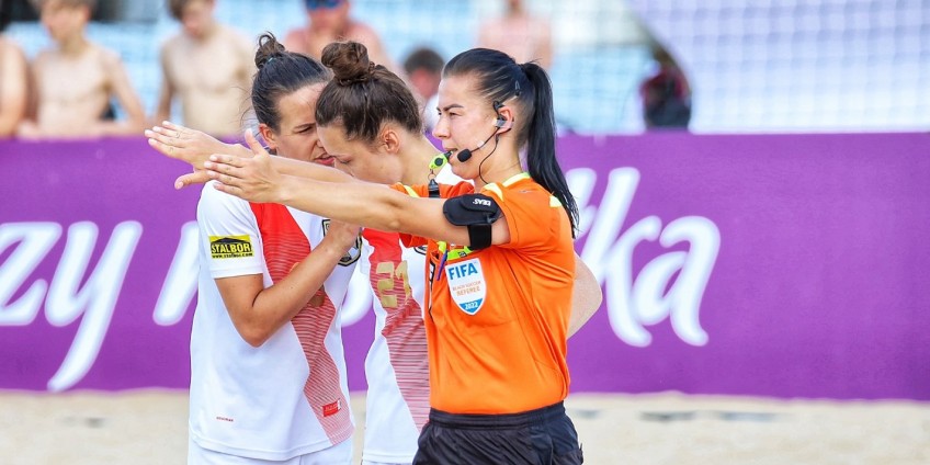 Angelika Gębka sędziowała Polska - Niemcy