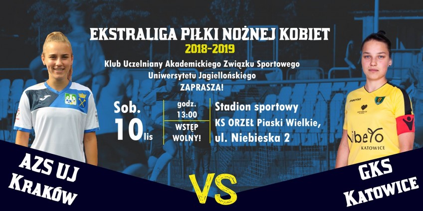 Zaległy mecz w Krakowie. UJ kontra GKS
